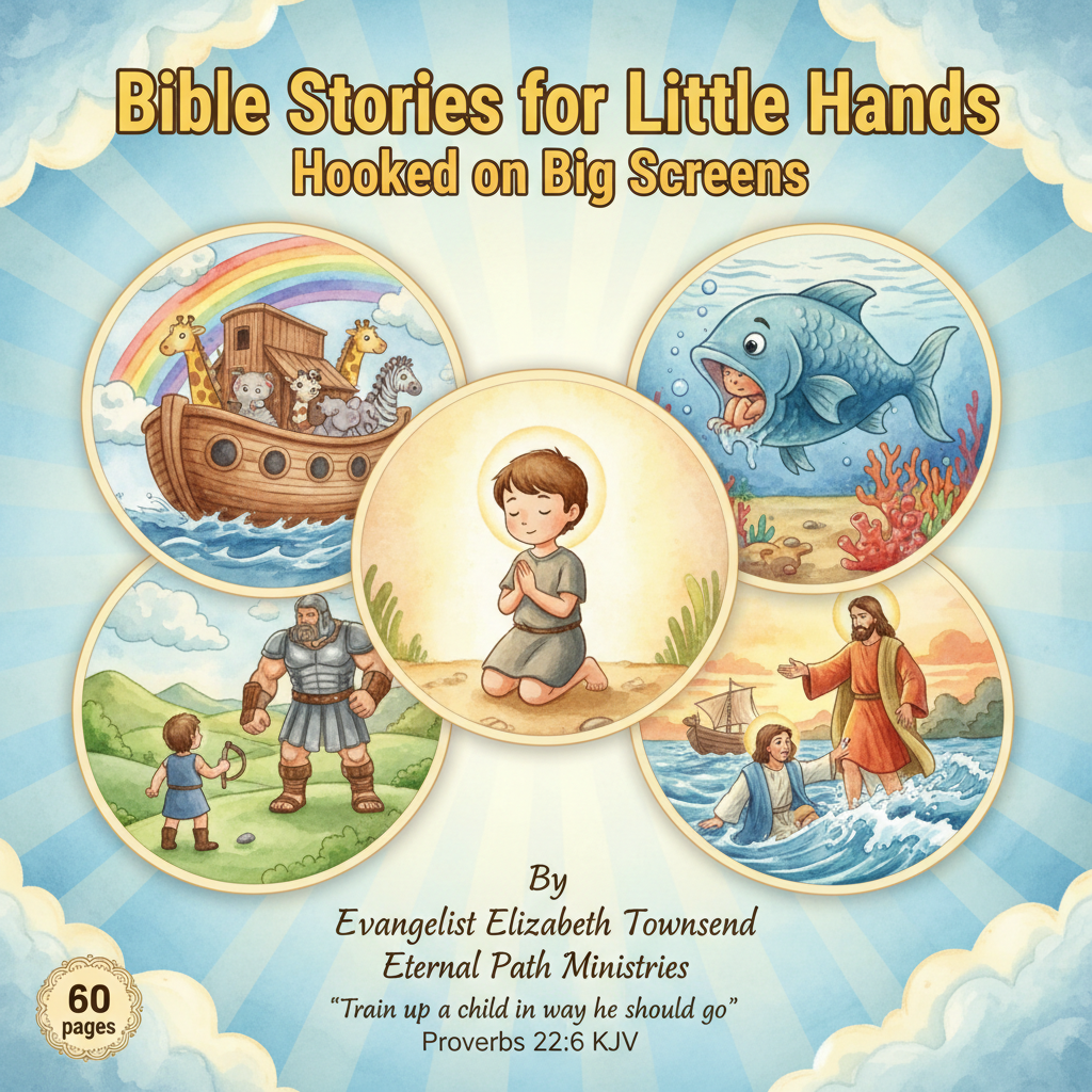 Put It Down: Bible Stories for Little Hands Hooked on Big Screens — children's book cover