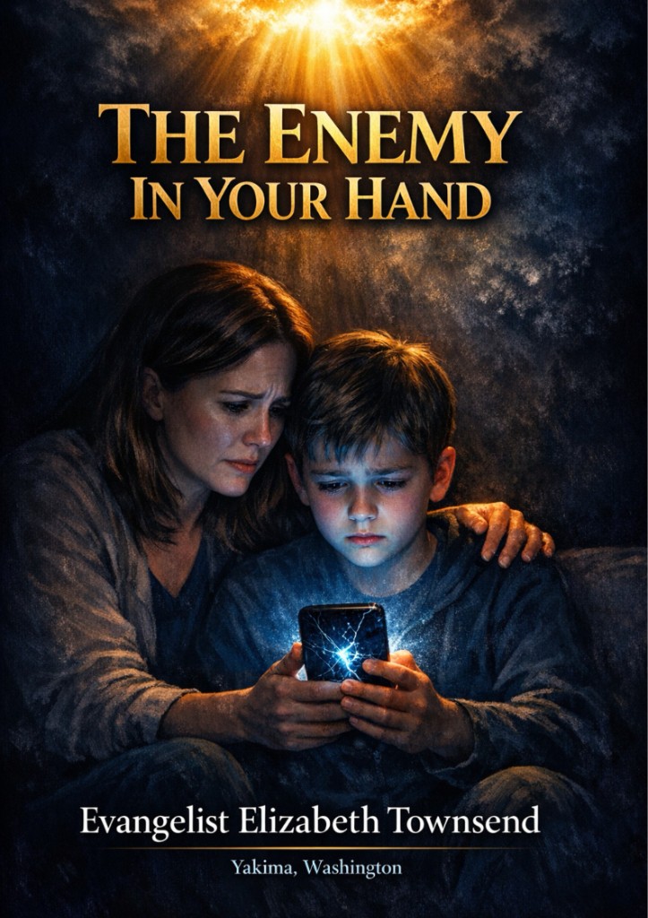 The Enemy In Your Hand book cover — Digital Detox by Evangelist Elizabeth Townsend